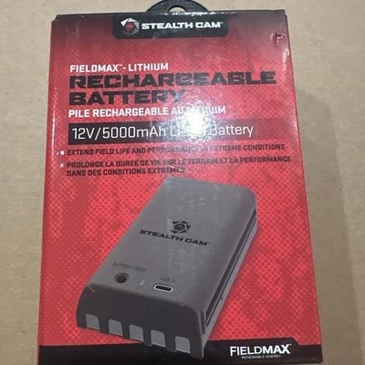Stealth Cam Fieldmax 12V/5000mAh Lithium Rechargeable Battery #STC-RLCMAX