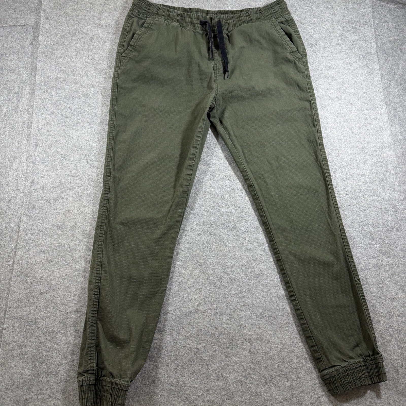 Southpole Flex Movement Joggers Mens XL Olive Ripstop Canvas Stretch Drawstring thumbnail 10