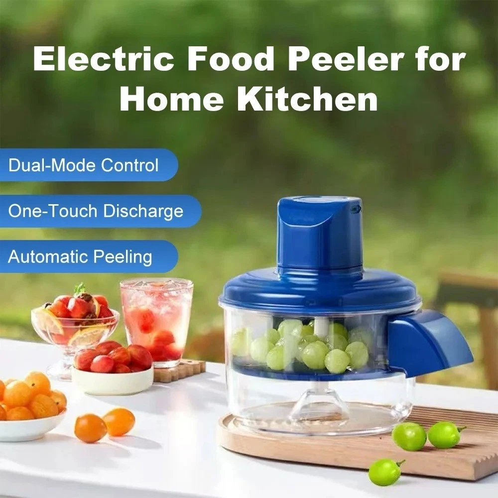 Electric Garlic & Fruit Peeler – One-Touch Operation