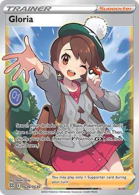Pokemon Brilliant Stars: Trainer Gallery Full Art Gloria TG26/TG30 - NM