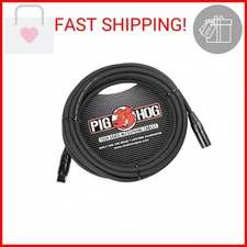 Pig Hog PHM15 High Performance 8mm XLR Microphone Cable, 15 Feet,Black