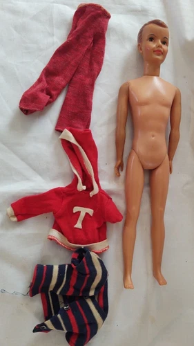 Vintage Ideal  1963 Tammy Family Tammy's Brother "Ted" Doll few clothes