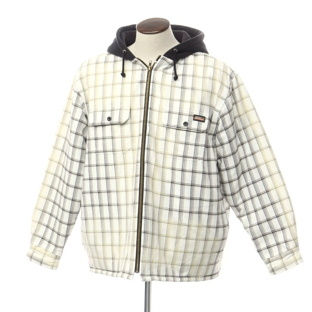 Sweat à capuche rembourré zippé à capuche Supreme 2023 FW Dickies à carreaux, occasion, taille L