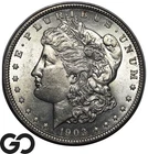 1903 Morgan Silver Dollar Coin Gem BU++, Tougher Date
