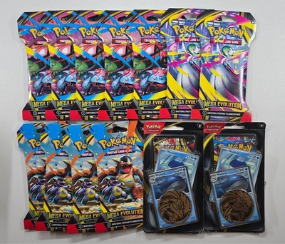 Pokemon TCG Mega Evolutions Sleeved Booster & Checklane Blister Packs NEW SEALED