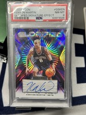 POP1! PSA8 23-24 Panini Recon KENYON MARTIN Glorified  Auto /25  NJ Nets.