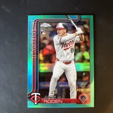 2025 Topps Chrome Update Alan Roden RC Rookie Teal Refractor 029/299 #USC41