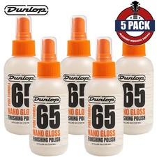 5-PACK Dunlop 6604 Pure Formula 65 Nano Gloss Finishing Polish 4oz