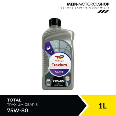 Total Traxium Gear 8 75W-80 Getriebeöl API GL-4 1 Liter