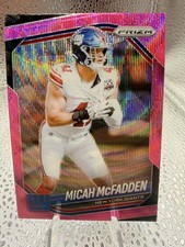 Panini Prizm Pink Prizm 2025 Micah McFadden #95 New York Giants Football Card