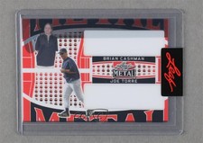 2022 Leaf Metal Pre-Production Proof Red Clear Unsigned 1/1 Brian Cashman 2q0