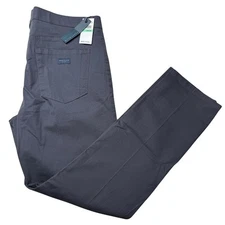 Perry Ellis Jeans Slim Fit Stretch Mid Rise Dark Slate Grey Size 34x30 NWT