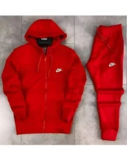 Men's Nike Hoodie Full Zip 2 piece tracksuit Sportswear Fleece Hoodie tracksuit