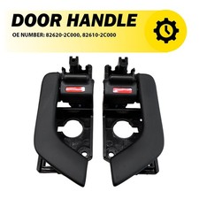 For Hyundai Tiburon 2003-2008 Front Rear Interior Door Handle Left Right Black A