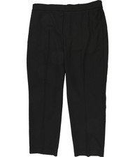 Tahari Womens Pull On Straight Leg Dress Pants, Black, X-Large / 27L