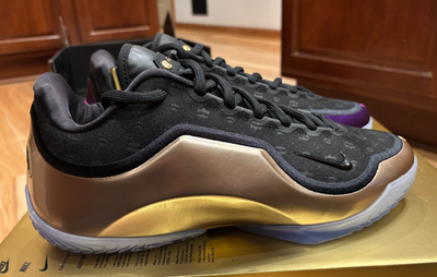 Size 11.5 - [NEW] Men\'s Nike LeBron 23 Lux \'Chosen One\' Shoes IF0694-001 Nike LeBron 23 XXIII Lux Chosen One Black Metallic Gold  main image 2