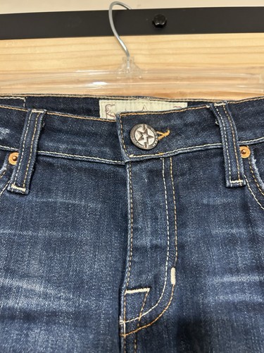 Big Star 1974 Nina Women's Sz 27R Frayed Raw Hem Jean Shorts Distressed - Picture 3 of 7