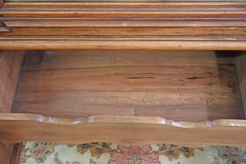 19th Century Italian Carved Walnut Figural Renaissance Revival Wardrobe Armoire