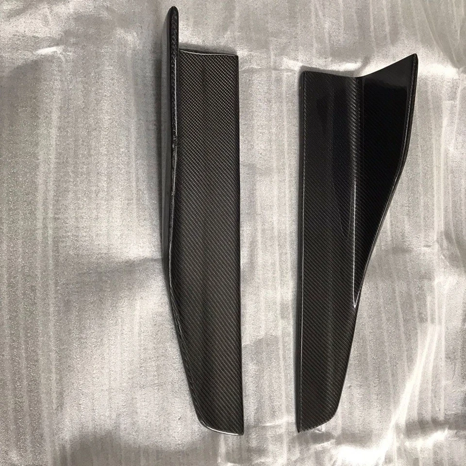 Alerón universal de fibra de carbono para faldones laterales de coche para Mercedes Benz Foto 2 de 4