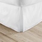 Becky Cameron Pleated Bed Skirt, Queen, White
