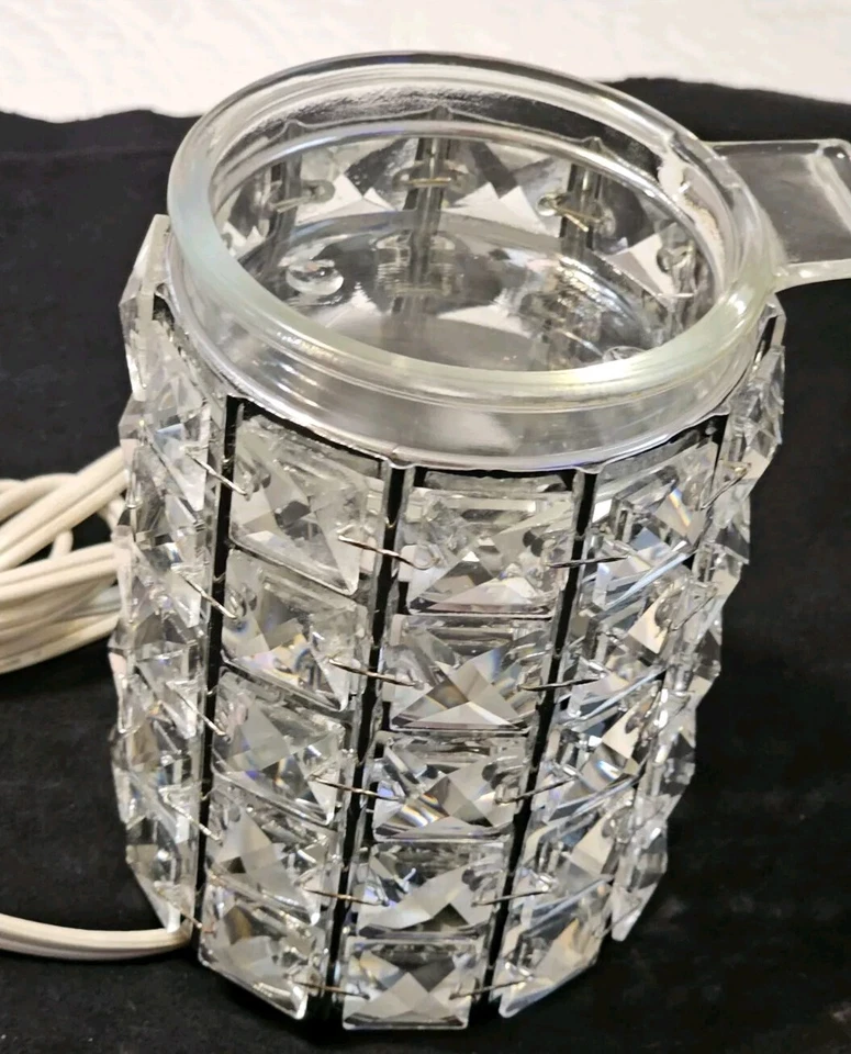 Calentador de cera de cristal, quemador de cera eléctrico, calentador de fusión de cera para cera perfumada Foto 3 de 4