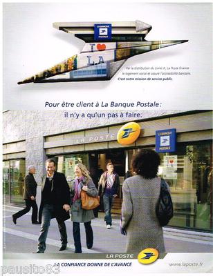 REKLAME WERBUNG 105 2008 die POSTBANK der Post