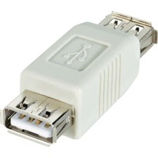 Manhattan Adattatore USB-A Femmina USB-A Femmina Bianco