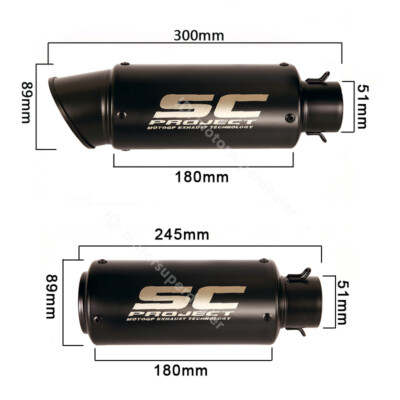 hnzsuaページ For Kawasaki Ninja ZX6R ZX636 2009-2024 Black Muffler Slip