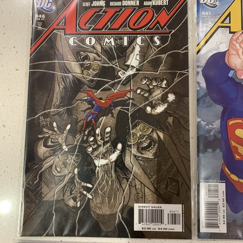 6 x Action Comics Lot 846,847,848,849,850,851DC (2007) Superman New Sealed Mint - Picture 2 of 8