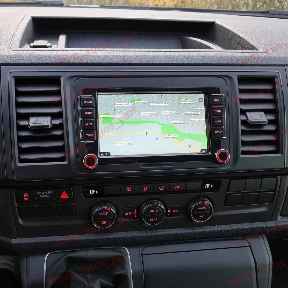 Para VW Transporter T5.1 10-20 Car Stereo Radio Android13 Apple Carplay GPS WiFi - Imagen 2 de 4