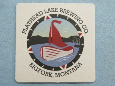 Bieruntersetzer ~ Flathead Lake Brewing Co ~ Bigfork, Montana ~ Boot Am See