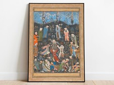 Poster arte da parete islamica Dervisci danzanti Hafez decorazione spirituale sufi stampa regalo