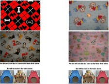 Dog Print Non Sport Pet Bed Pup Tent 4 Cats/Dogs/Small Animal see all 4 fabrics