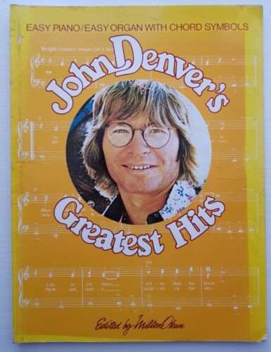 John Denver's Greatest Hits Country Easy Piano / Organ Chord Sheet Music Book - 第 1/2 張圖片
