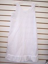 Infant, Toddler, & Girls White Cotton Blend Slip Sizes 24Month - 6