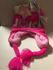NEW Nickelodeon JoJo Siwa Stay Awesome Girls Pink Beanie
