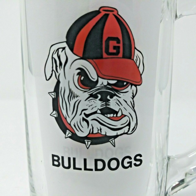 georgia bulldogs beer mug