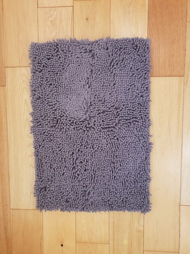 Lifewit Non-slip Microfibre Sponge Bath Mat Bathroom Mat. Grey, Soft Feel, Thick - Picture 2 of 12
