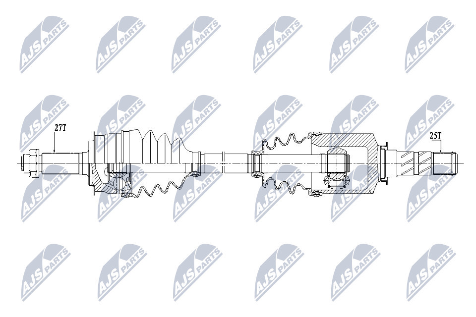 NPW-SB-027 NTY Drive Shaft