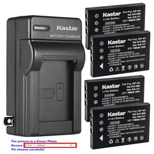 Kastar Battery Wall Charger for Fuji NP-60 & Fujifilm FinePix F401 Zoom Camera