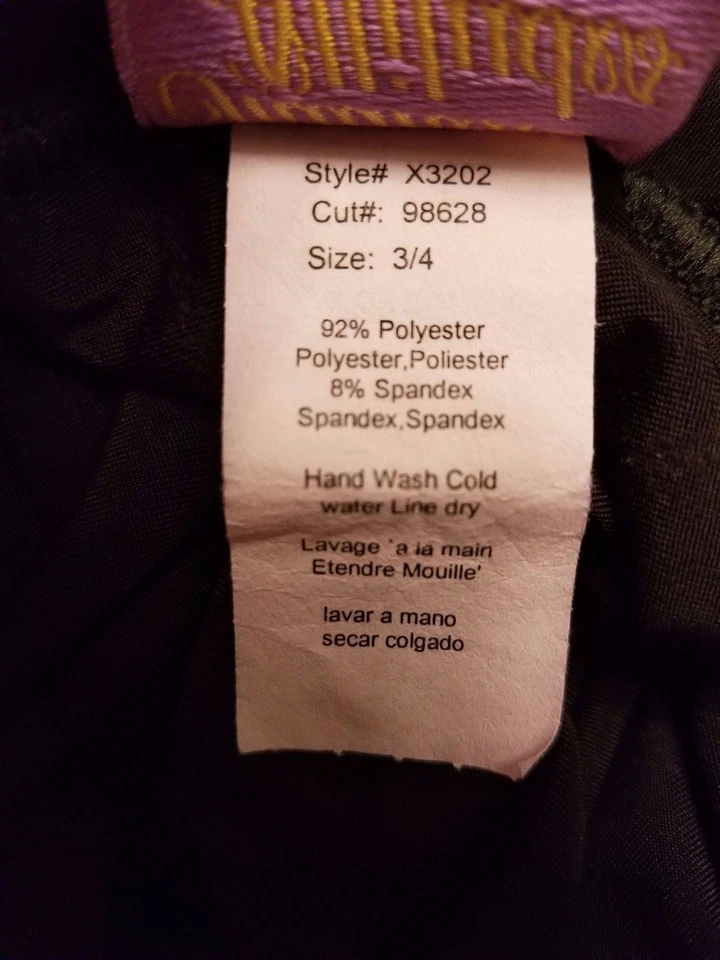 Intimate Attitudes Womens Nightgown Gown Size 3/4 Black - Image 3 of 4