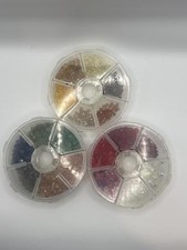 Vibrant Acrylic Bead Assortment   3 Modular Wheel Kits SR354 