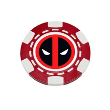 Deadpool 3 Logo Marvel Clay Poker Chip Golf Ball Marker Card Guard