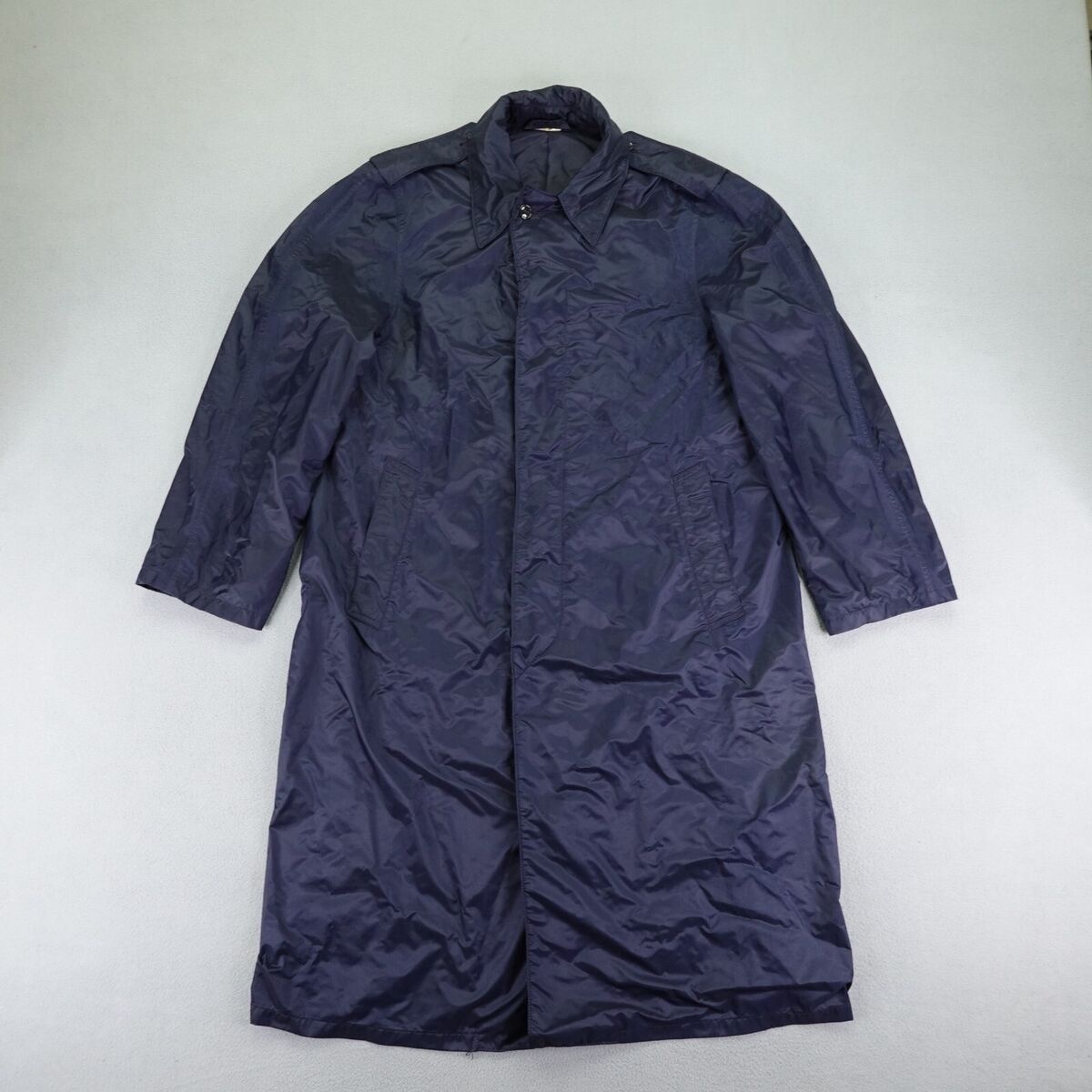 Vintage US Air Force Jacket Mens 36R Blue Raincoat Nylon Vintage US Air Force Jacket Mens 36R Blue Raincoat Nylon