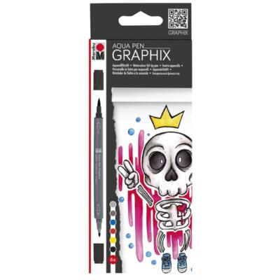 Marabu Aquarellfasermaler GRAPHIX KING OF BUBBLEGUM