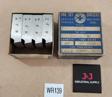 *NEW* [4] Geometric Tool 1-1/2" D Ground Thread Chasers 1-1/4"-12 NF + Warranty!