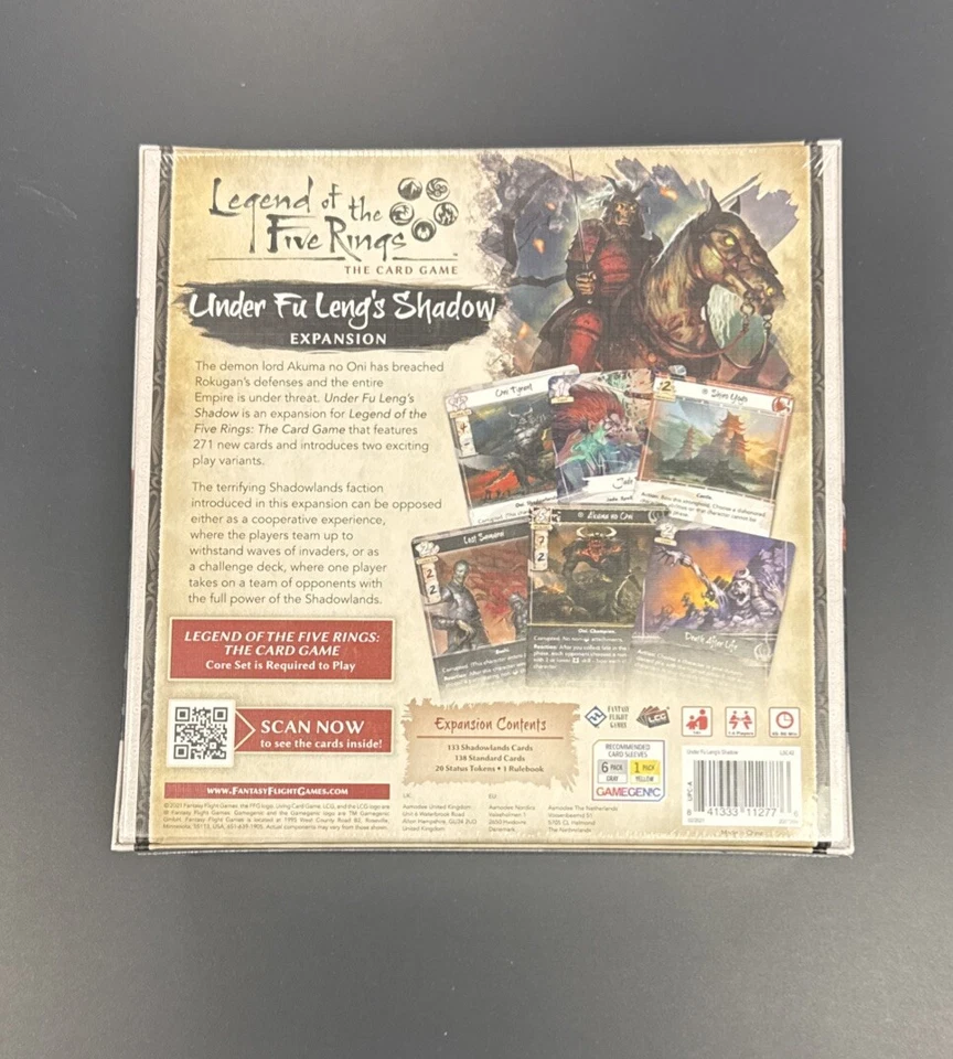 FFG L5R Under Fu Leng's Shadow Expansion SW (New Mint Wrapped In Plastic) - Image 2 of 2