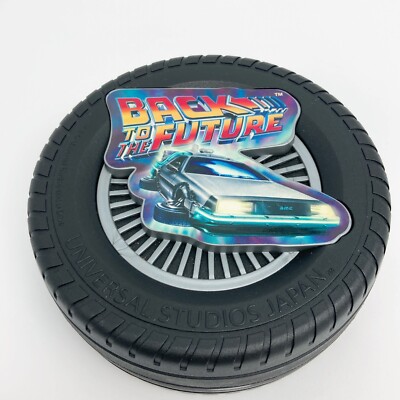 BACK TO THE FUTURE The Ride Delorean Tire Plastic Case UNIVERSAL
