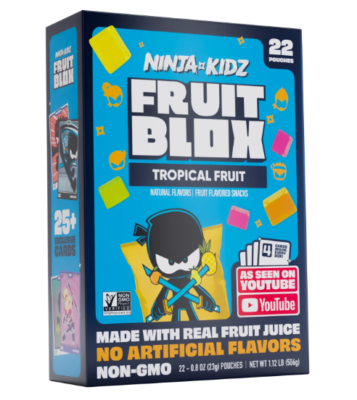 趣味 FRUiTS No.17 22 PACKS! FruitBlox Ninja Kidz Tropical Fruit Snacks, FREE