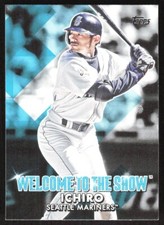 2022 4292A Topps WELCOME TO THE SHOW Blue ICHIRO SUZUKI Seattle Mariners #WTTS-9